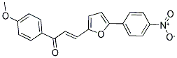 1-(4-METHOXYPHENYL)-3-[5-(4-NITROPHENYL)-2-FURYL]PROP-2-EN-1-ONE 结构式
