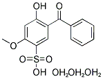 2-HYDROXY-4-METHOXY-BENZOPHENONE-5-SULFONIC ACID-TRIHYDRATE 结构式