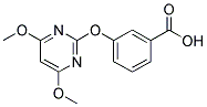3-[(4,6-二甲氧基嘧啶-2-炔)氧]苯甲酸 结构式