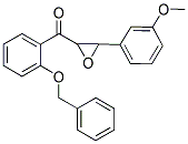 [2-(BENZYLOXY)PHENYL][3-(3-METHOXYPHENYL)OXIRAN-2-YL]METHANONE 结构式