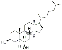 5-ALPHA-CHOLESTAN-3-BETA, 6-ALPHA-DIOL 结构式