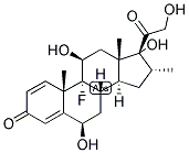 6-BETA-HYDROXYDEXAMETHASONE 结构式