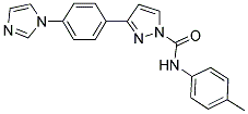 3-[4-(1H-IMIDAZOL-1-YL)PHENYL]-N-(4-METHYLPHENYL)-1H-PYRAZOLE-1-CARBOXAMIDE 结构式