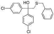 2-(BENZYLSULFANYL)-1,1-BIS(4-CHLOROPHENYL)-1-ETHANOL 结构式