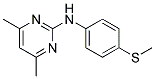 2-[4-(METHYLTHIO)PHENYL]-4,6-DIMETHYL-2-PYRIMIDINAMINE 结构式