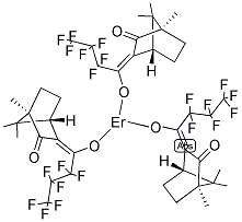 ERBIUM TRIS[3-(HEPTAFLUOROPROPYLHYDROXYMETHYLENE)-(+)-CAMPHORATE] 结构式