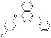 1-Benzyl-4-(4-chlorophenoxy)phthalazine 结构式
