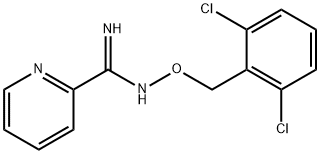 N'-[(2,6-DICHLOROBENZYL)OXY]-2-PYRIDINECARBOXIMIDAMIDE 结构式