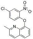 4-CHLORO-1-(2-METHYL(8-QUINOLYLOXY))-2-NITROBENZENE 结构式