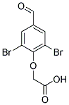 2-(2,6-DIBROMO-4-FORMYLPHENOXY)ACETIC ACID 结构式