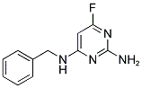 2-AMINO-4-BENZYLAMINO-6-FLUOROPYRIMIDINE 结构式