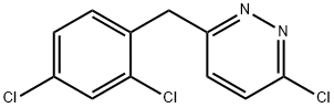3-CHLORO-6-(2,4-DICHLOROBENZYL)PYRIDAZINE 结构式