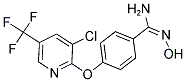 (4-(3-CHLORO-5-(TRIFLUOROMETHYL)(2-PYRIDYLOXY))PHENYL)(HYDROXYIMINO)METHYLAMINE 结构式