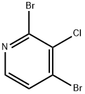 2,4-二溴-3-氯吡啶 结构式