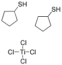 双(巯基环戊烷)四氯化钛 结构式