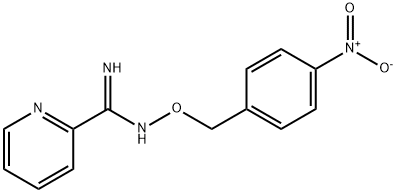 N'-[(4-NITROBENZYL)OXY]-2-PYRIDINECARBOXIMIDAMIDE 结构式