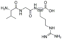 H-VAL-GLY-ARG-OH 结构式