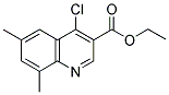 4-氯-6,8-二甲基喹啉-3-甲酸乙酯 结构式