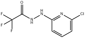 N'-(6-CHLORO-2-PYRIDINYL)-2,2,2-TRIFLUOROACETOHYDRAZIDE 结构式