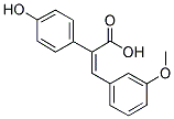 ALPHA-CARBOXY-4-HYDROXY-3'-METHOXYSTILBENE 结构式