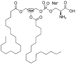 1,2-DISTEAROYL-SN-GLYCERO-3-PHOSPHO-L-SERINE (SODIUM SALT);18:0 PS 结构式