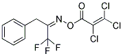 1-(3,3,3-TRIFLUORO-2-([(2,3,3-TRICHLOROALLANOYL)OXY]IMINO)PROPYL)BENZENE 结构式