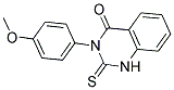 3-(4-METHOXYPHENYL)-2-THIOXO-1,3-DIHYDROQUINAZOLIN-4-ONE 结构式