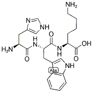 H-HIS-TRP-LYS-OH 结构式