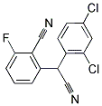 2-[CYANO(2,4-DICHLOROPHENYL)METHYL]-6-FLUOROBENZENECARBONITRILE 结构式