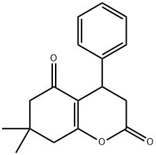 7,7-DIMETHYL-4-PHENYL-4,6,7,8-TETRAHYDRO-2H-CHROMENE-2,5(3H)-DIONE 结构式