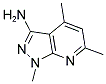 1,4,6-TRIMETHYL-1H-PYRAZOLO[3,4-B]PYRIDIN-3-AMINE 结构式