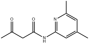 N-(4,6-DIMETHYL-2-PYRIDINYL)-3-OXOBUTANAMIDE 结构式