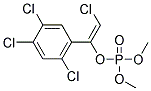 (E)-2-CHLORO-1-(2,4,5-TRICHLOROPHENYL) VINYL DIMETHYL PHOSPHATE 结构式