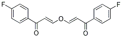 1-(4-FLUOROPHENYL)-3-([3-(4-FLUOROPHENYL)-3-OXOPROP-1-ENYL]OXY)PROP-2-EN-1-ONE 结构式