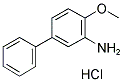 4-METHOXY-3-BIPHENYLAMINE HYDROCHLORIDE 结构式