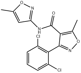 3-(2,6-Dichlorophenyl)-5-methyl-N-(5-methylisoxazol-3(2H)-ylidene)isoxazole-4-carboxamide