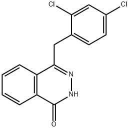 4-(2,4-Dichlorobenzyl)-1(2H)-phthalazinone 结构式
