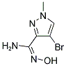 4-BROMO-1-METHYLPYRAZOLE-3-CARBOXAMIDOXIME 结构式