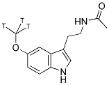 ACETYL-5'-METHOXYTRYPTAMINE, N-[METHOXY-3H] 结构式