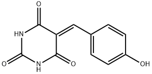 5-(4-羟基亚苄基)巴比妥酸 结构式