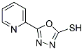 5-(2-PYRIDINYL)-1,3,4-OXADIAZOL-2-YLHYDROSULFIDE 结构式