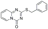 2-(BENZYLSULFANYL)-4H-PYRIDO[1,2-A][1,3,5]TRIAZIN-4-ONE 结构式