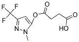 4-((1-METHYL-3-(TRIFLUOROMETHYL)-1H-PYRAZOL-5-YL)OXY)-4-OXOBUTANOIC ACID 结构式