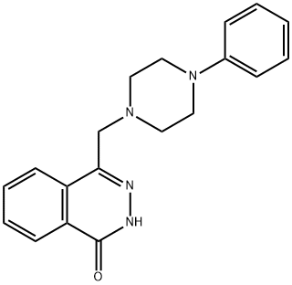 4-[(4-PHENYLPIPERAZINO)METHYL]-1(2H)-PHTHALAZINONE 结构式