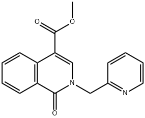 Methyl1-oxo-2-(pyridin-2-ylmethyl)-1,2-dihydroisoquinoline-4-carboxylate