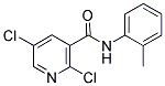 N3-(2-METHYLPHENYL)-2,5-DICHLORONICOTINAMIDE 结构式