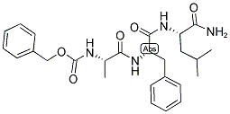 Z-ALA-PHE-LEU-NH2 结构式