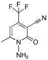 1-AMINO-6-METHYL-2-OXO-4-(TRIFLUOROMETHYL)-1,2-DIHYDROPYRIDINE-3-CARBONITRILE 结构式