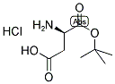 D-天冬氨酸叔丁酯盐酸盐 结构式