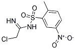 N1-(2-CHLOROETHANIMIDOYL)-2-METHYL-5-NITROBENZENE-1-SULFONAMIDE 结构式